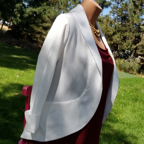 Harlowe & Graham White Professional Cardigan XS - Picture 5 of 8